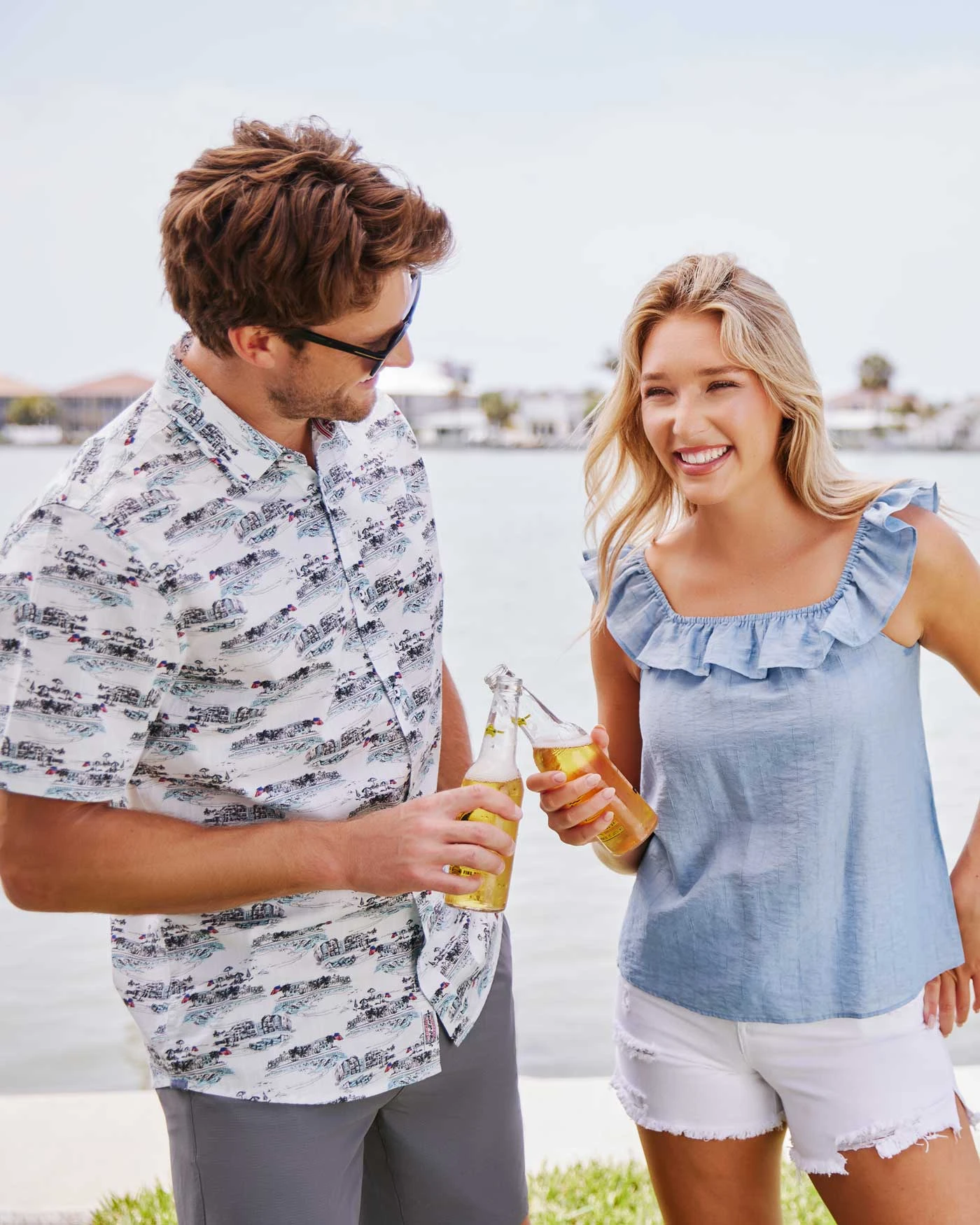 PALMDALE BEACH PRINT SHIRT (FINAL SALE) 8 PALMDALE BEACH PRINT SHIRT (FINAL SALE) - Image 8