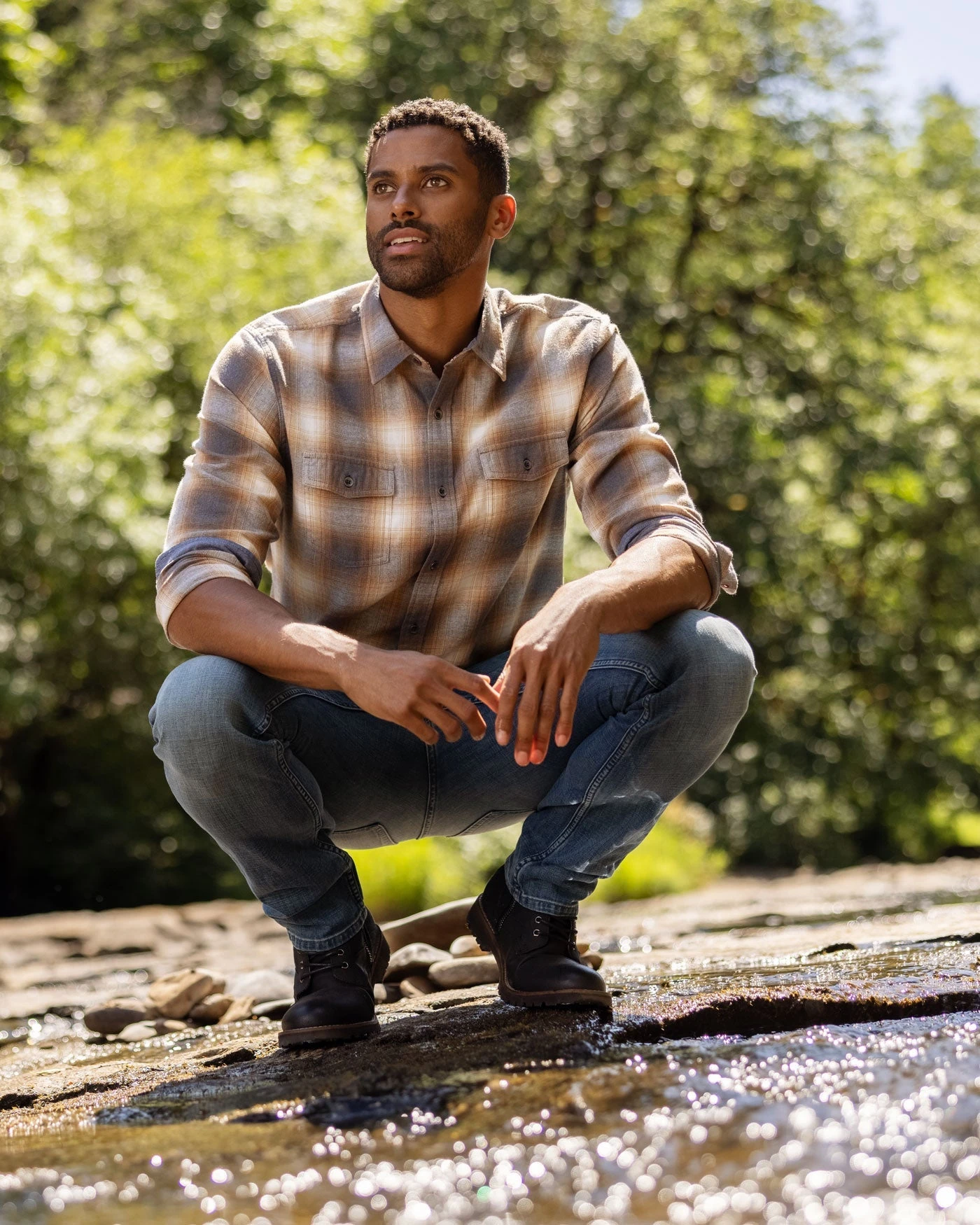 HENSON VINTAGE WASHED FLANNEL SHIRT 2 HENSON VINTAGE WASHED FLANNEL SHIRT - Image 2