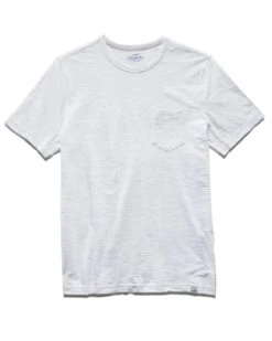 BISCOE STRIPED CREWNECK TEE (FINAL SALE) 3 BISCOE STRIPED CREWNECK TEE (FINAL SALE) -Cheap Shirts Store COREKT1141 BISCOE SS SNOWY STRIPE CREWNECK TEE LIGHT GREY 002 1