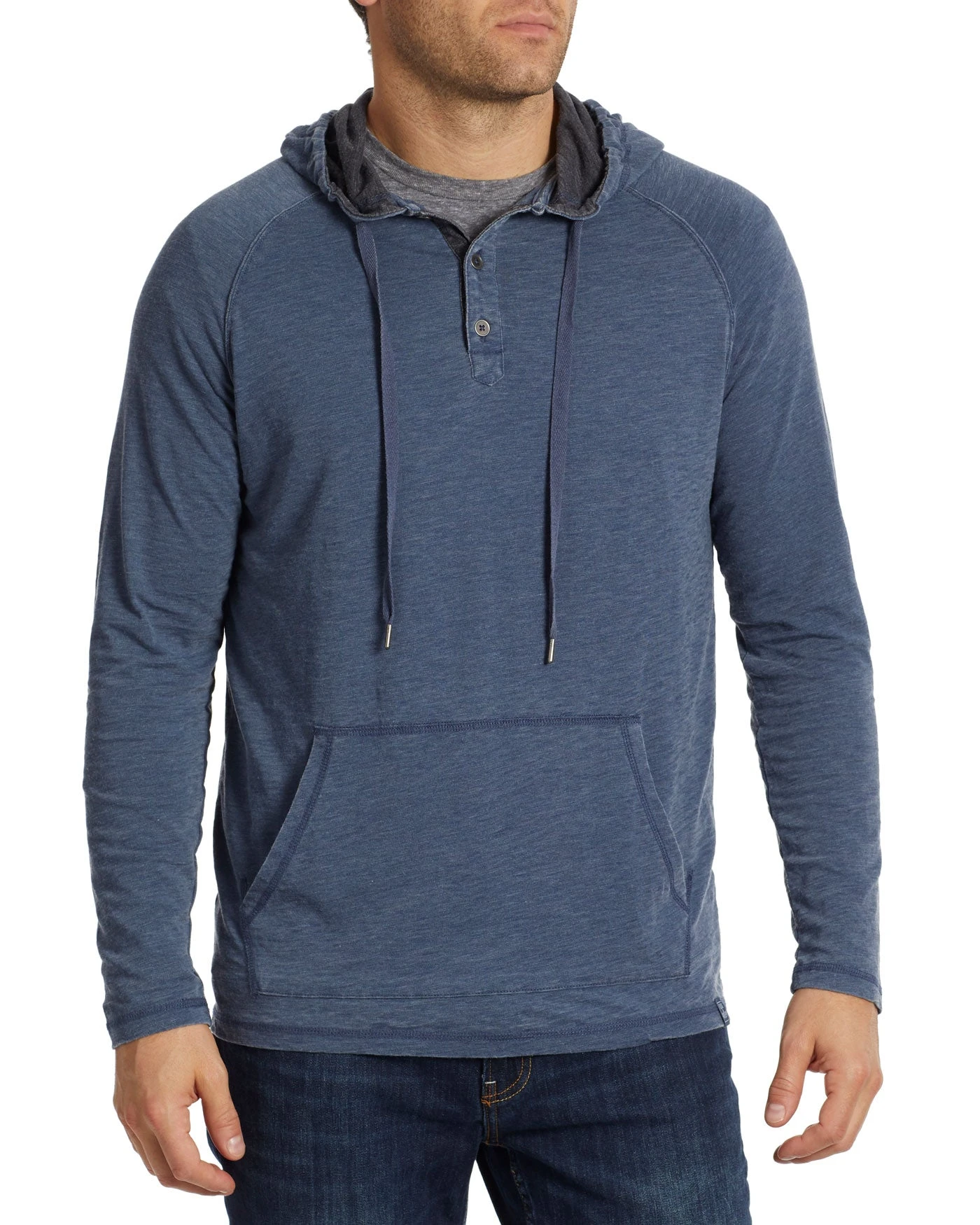 CHATHAM VINTAGE SOFT HOODED HENLEY 1 CHATHAM VINTAGE SOFT HOODED HENLEY