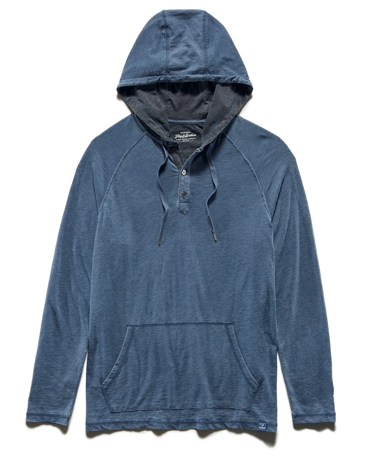 CHATHAM VINTAGE SOFT HOODED HENLEY 2 CHATHAM VINTAGE SOFT HOODED HENLEY - Image 2