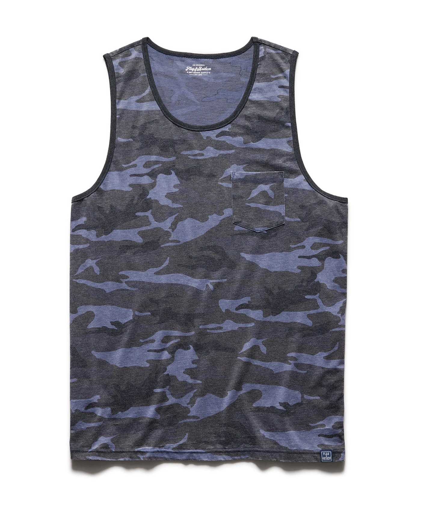 MALTA BURNOUT CAMO POCKET TANK (FINAL SALE) 2 MALTA BURNOUT CAMO POCKET TANK (FINAL SALE) - Image 2