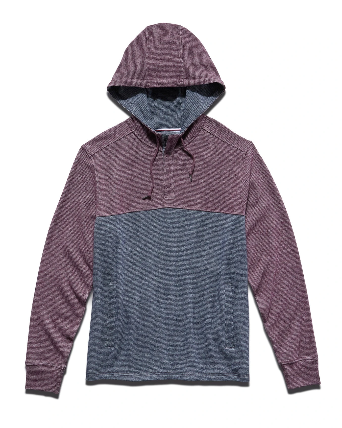 HIGHFILL SUPER-SOFT COLORBLOCK HOODED HENLEY 2 HIGHFILL SUPER-SOFT COLORBLOCK HOODED HENLEY - Image 2