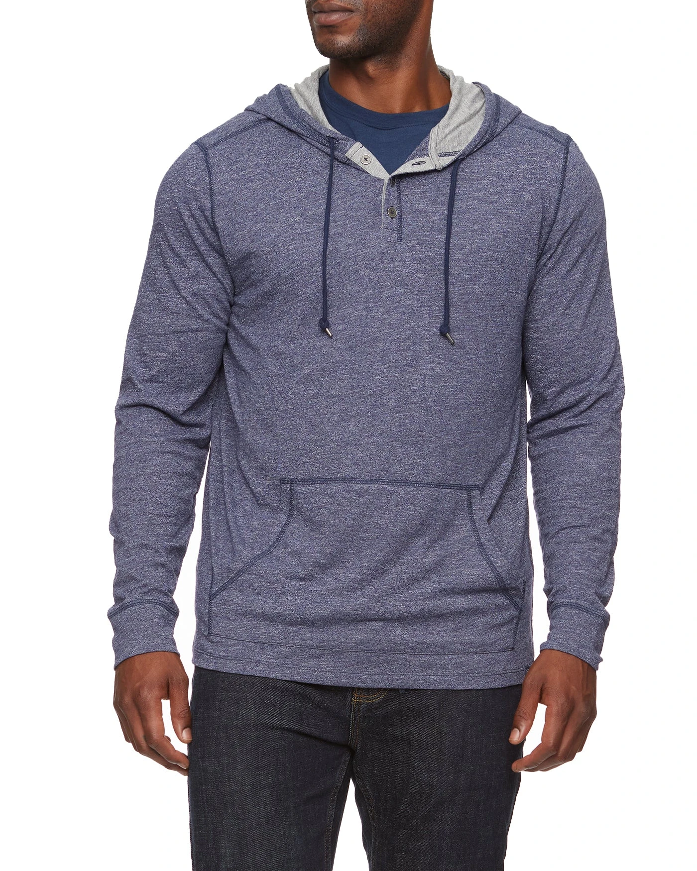 BIRMINGHAM SLUB HOODED HENLEY 1 BIRMINGHAM SLUB HOODED HENLEY