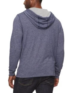 BIRMINGHAM SLUB HOODED HENLEY 6 BIRMINGHAM SLUB HOODED HENLEY -Cheap Shirts Store COREKT1525 NAVY 024