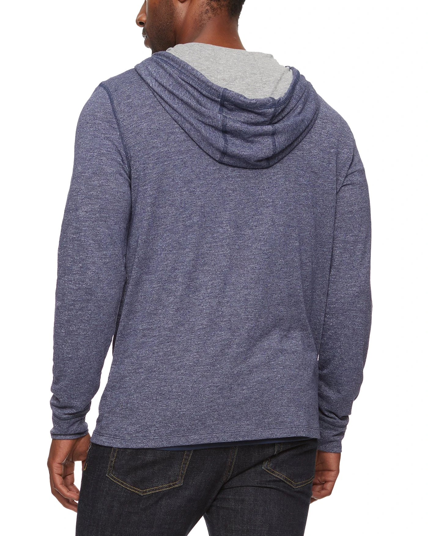 BIRMINGHAM SLUB HOODED HENLEY 3 BIRMINGHAM SLUB HOODED HENLEY - Image 3