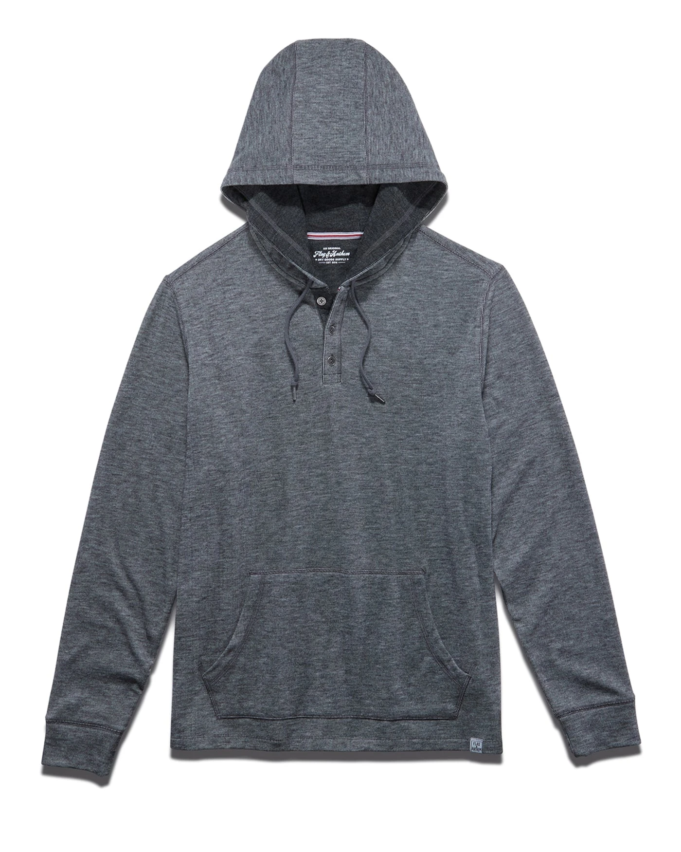 HERO TEXTURED KNIT HOODED HENLEY 2 HERO TEXTURED KNIT HOODED HENLEY - Image 2