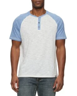 BIRMINGHAM SLUB RAGLAN HENLEY (FINAL SALE) 9 BIRMINGHAM SLUB RAGLAN HENLEY (FINAL SALE) -Cheap Shirts Store COREKT1540 OAT BLUE 1243