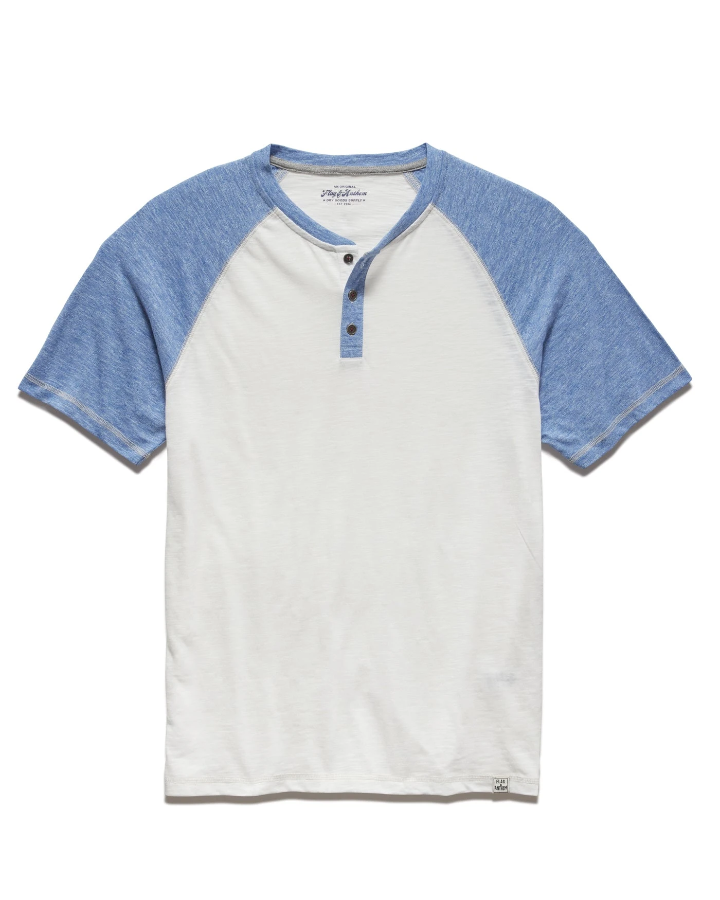 BIRMINGHAM SLUB RAGLAN HENLEY (FINAL SALE) 2 BIRMINGHAM SLUB RAGLAN HENLEY (FINAL SALE) - Image 2