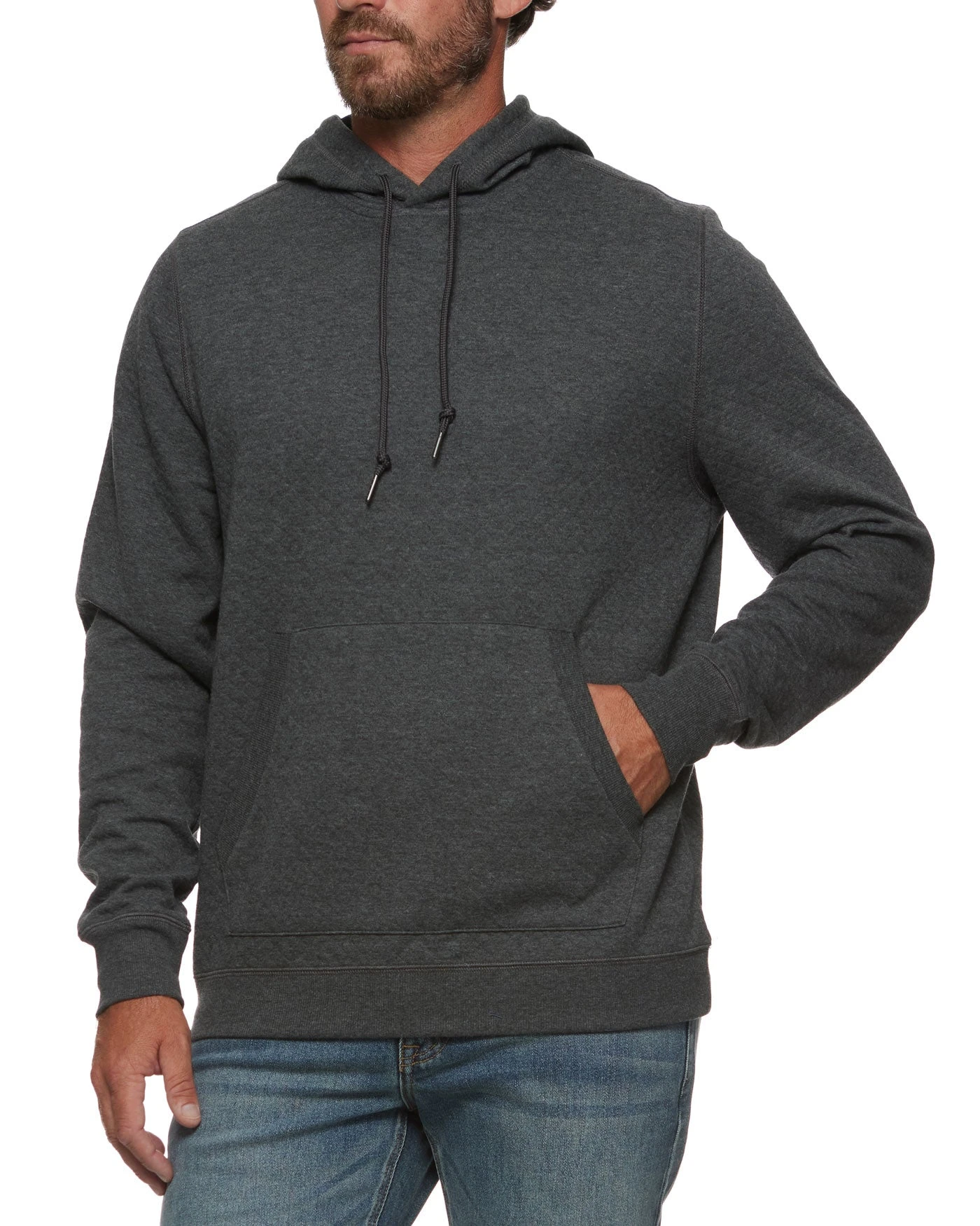 BRADNER SUPER-SOFT QUILTED HOODIE 1 BRADNER SUPER-SOFT QUILTED HOODIE