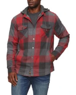 Cheap Shirts Store 37 EVANSTON HOODED SHIRT JACKET