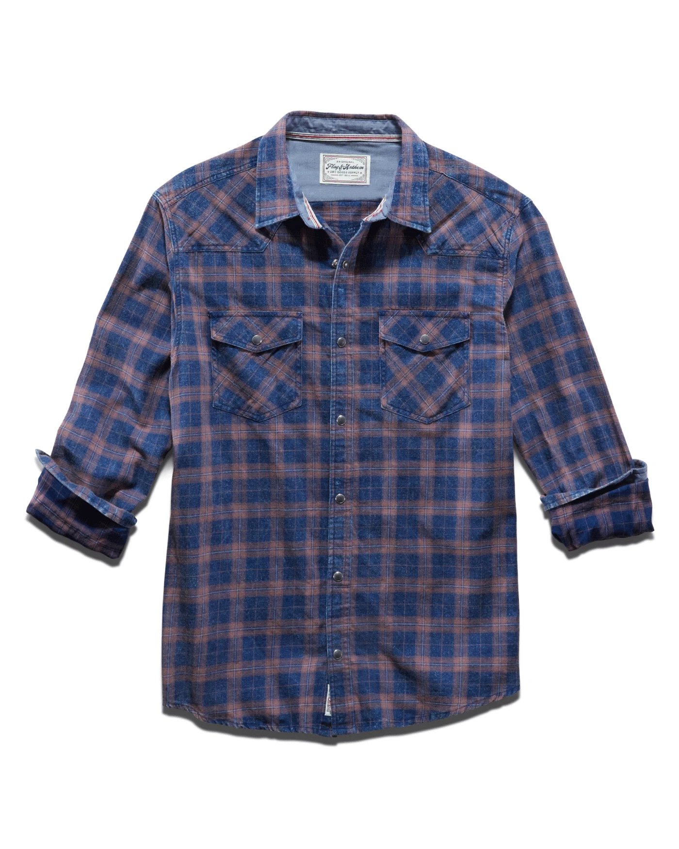 FOWLER VINTAGE WASHED WESTERN SHIRT 2 FOWLER VINTAGE WASHED WESTERN SHIRT - Image 2