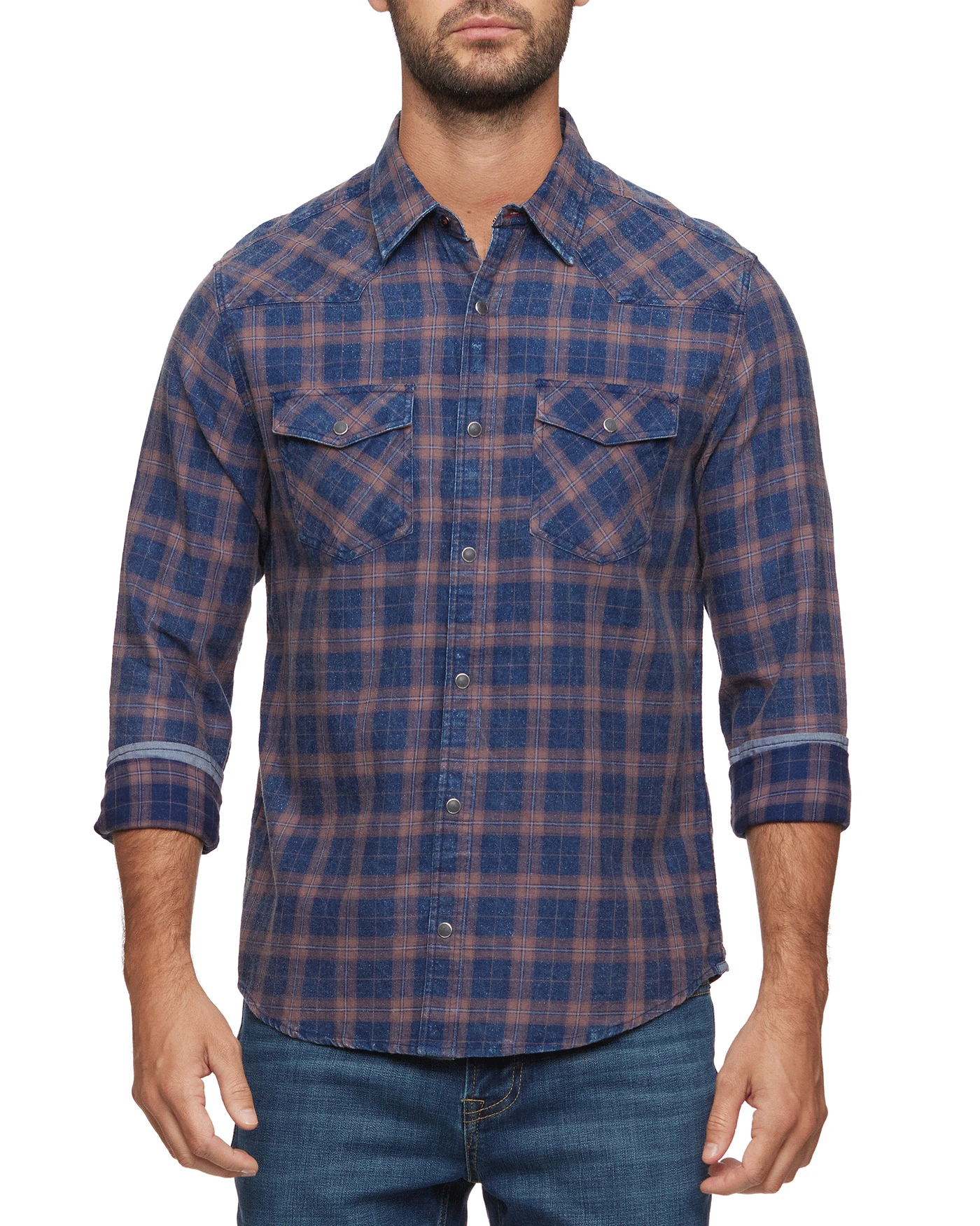 FOWLER VINTAGE WASHED WESTERN SHIRT 1 FOWLER VINTAGE WASHED WESTERN SHIRT