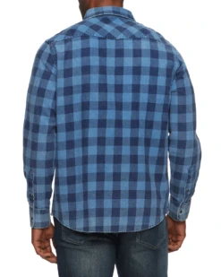 MCLENNAN WESTERN SHIRT 7 MCLENNAN WESTERN SHIRT -Cheap Shirts Store COREWS343V MCLENNAN LS VINTAGE WASH SHIRT MEDIUM BLUE NAVY 007