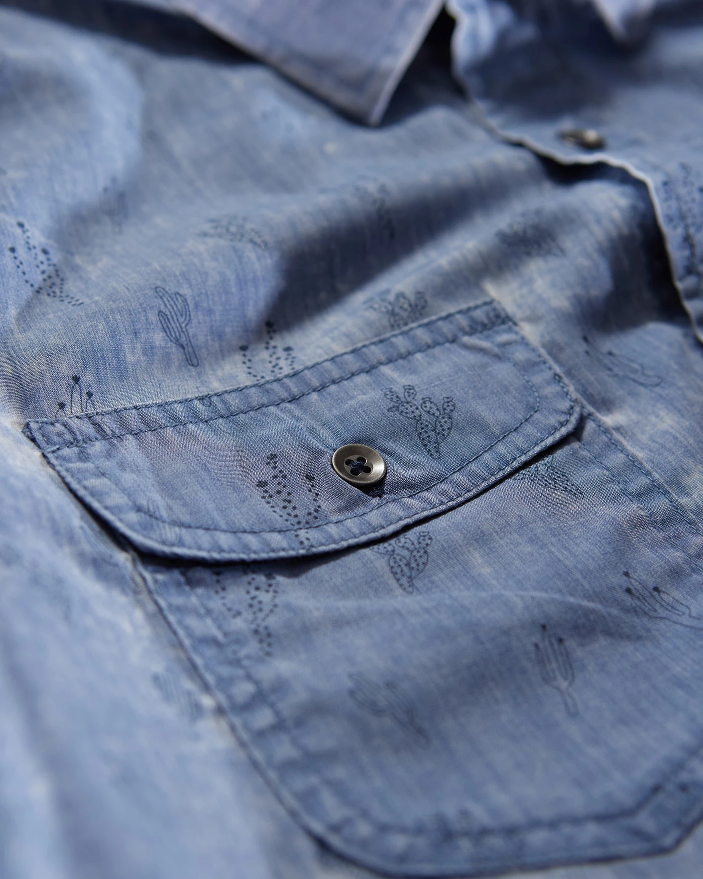 CARLSBAD CACTUS PRINT VINTAGE SOFT SHIRT (FINAL SALE) 11 CARLSBAD CACTUS PRINT VINTAGE SOFT SHIRT (FINAL SALE) - Image 11