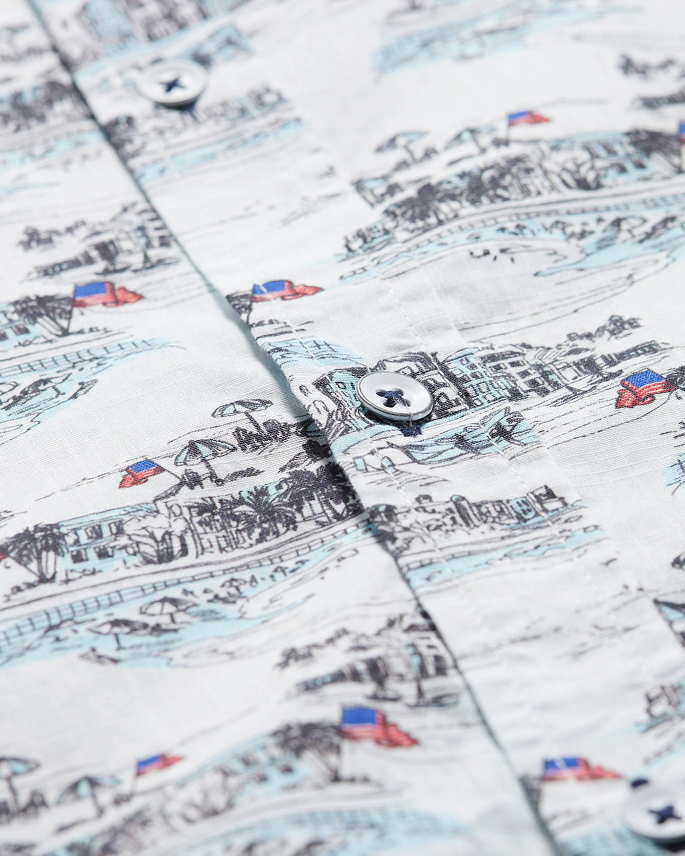 PALMDALE BEACH PRINT SHIRT (FINAL SALE) 6 PALMDALE BEACH PRINT SHIRT (FINAL SALE) - Image 6