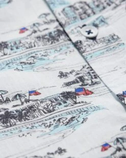 PALMDALE BEACH PRINT SHIRT (FINAL SALE) 15 PALMDALE BEACH PRINT SHIRT (FINAL SALE) -Cheap Shirts Store DETAILS 045