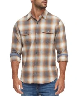 HENSON VINTAGE WASHED FLANNEL SHIRT