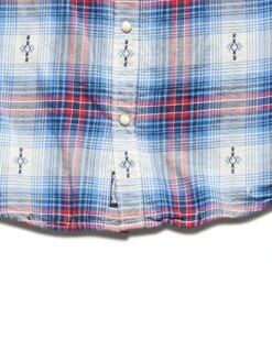DOYLE WESTERN SHIRT 7 DOYLE WESTERN SHIRT -Cheap Shirts Store DS FA22WS821 dDOYLE LS WESTERN SHIRT WHITE NAVY RED 010