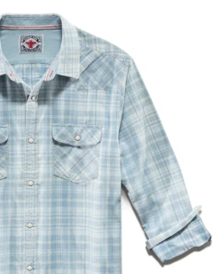 SALIDA VINTAGE WASHED CORDUROY SHIRT 6 SALIDA VINTAGE WASHED CORDUROY SHIRT -Cheap Shirts Store DS FA22WS829 SALIDA LS VINTsAGE WASH CORDUROY SHIRT LIGHT BLUE WHITE 026