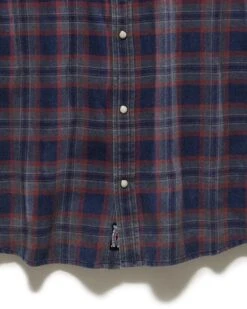 MAYBROOK VINTAGE WASHED WESTERN SHIRT 10 MAYBROOK VINTAGE WASHED WESTERN SHIRT -Cheap Shirts Store DS FA23WS1598 MAYBROOKK LS VINTAGE WASH WESTERN SHIRT NAVY CHARCOAL RED 008