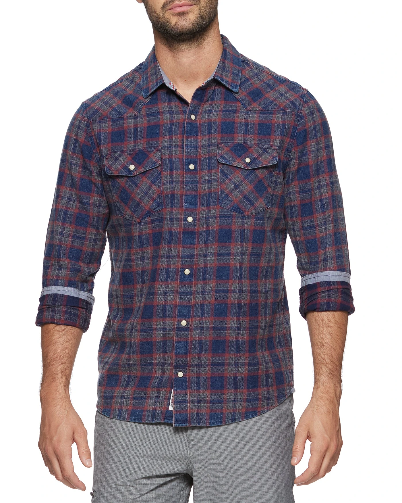 MAYBROOK VINTAGE WASHED WESTERN SHIRT 1 MAYBROOK VINTAGE WASHED WESTERN SHIRT