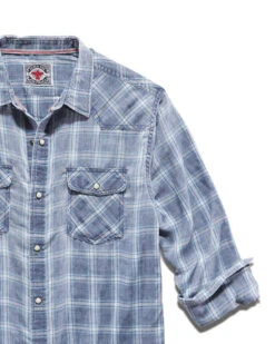 HARRISON VINTAGE SOFT WESTERN SHIRT 12 HARRISON VINTAGE SOFT WESTERN SHIRT -Cheap Shirts Store DS SM22WS731 HARRISON LS VINTjAGE WASH WESTERN SHIRT NAVY AQUA 004