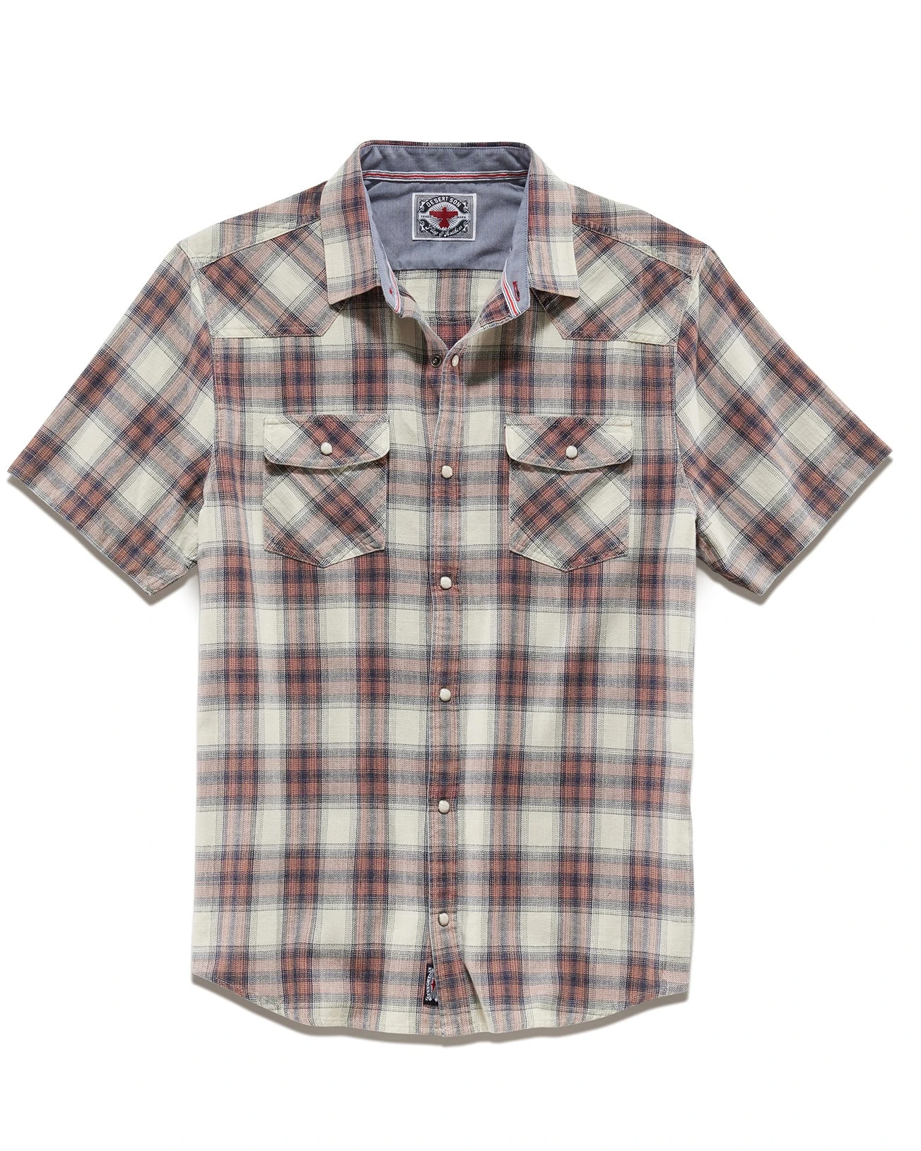 LANDRUM VINTAGE WASHED SS WESTERN SHIRT 2 LANDRUM VINTAGE WASHED SS WESTERN SHIRT - Image 2