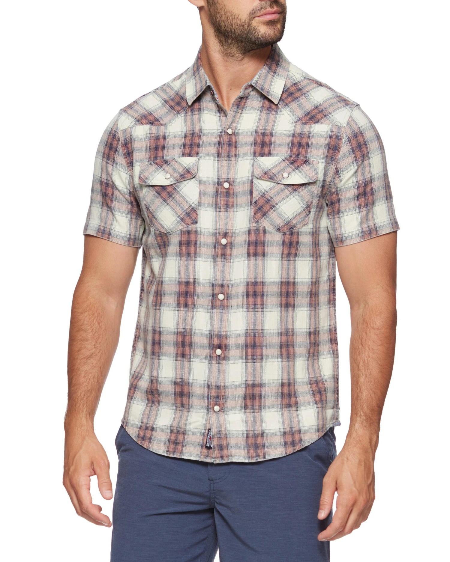 LANDRUM VINTAGE WASHED SS WESTERN SHIRT 1 LANDRUM VINTAGE WASHED SS WESTERN SHIRT