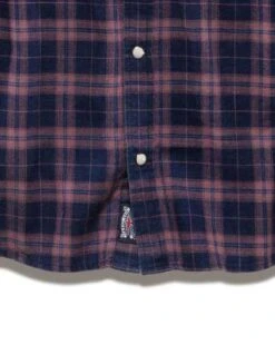 FOWLER VINTAGE WASHED SS WESTERN SHIRT 9 FOWLER VINTAGE WASHED SS WESTERN SHIRT -Cheap Shirts Store DS SM23WS1514 FOWWLER SS VINTAGE WASH WESTERN SHIRT RUST INDIGO 004