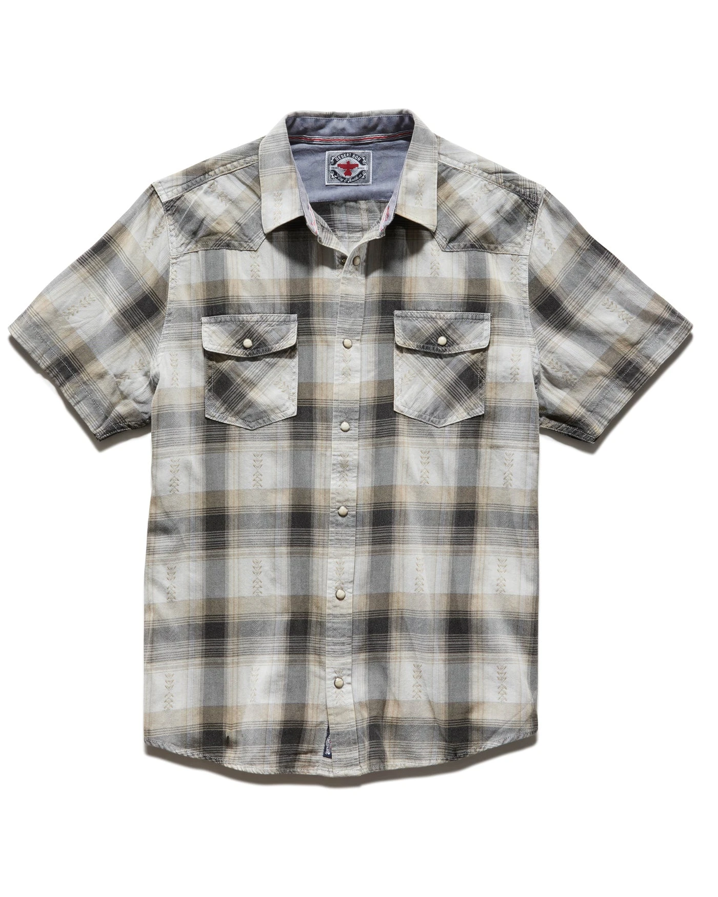 GROVETON VINTAGE WASHED SS WESTERN SHIRT (FINAL SALE) 2 GROVETON VINTAGE WASHED SS WESTERN SHIRT (FINAL SALE) - Image 2