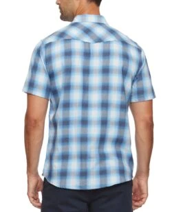 GADSDEN VINTAGE SOFT WESTERN SHIRT (FINAL SALE) 7 GADSDEN VINTAGE SOFT WESTERN SHIRT (FINAL SALE) -Cheap Shirts Store DS SP23WS1159 GADSDEN SS VINTAGE WASH WESTERN SHIRT BLUE BLACK WHITE 012