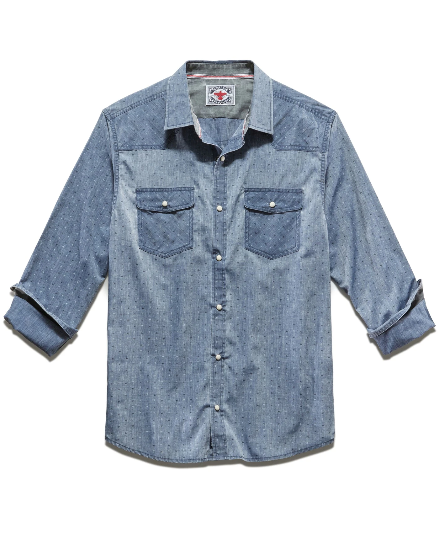 MENA DOT PRINT VINTAGE SOFT WESTERN SHIRT 2 MENA DOT PRINT VINTAGE SOFT WESTERN SHIRT - Image 2