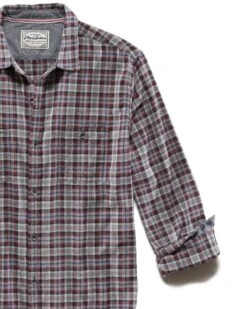 PITTSBORO FLANNEL SHIRT 8 PITTSBORO FLANNEL SHIRT -Cheap Shirts Store FA20WS321 PITTSBORO LS DeOUBLE POCKET SHIRT WINE 007