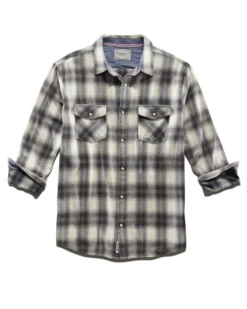 ALMA VINTAGE WASHED FLANNEL SHIRT 12 ALMA VINTAGE WASHED FLANNEL SHIRT -Cheap Shirts Store FA21WS046V ALMA LS VINTAGE WASH WESTERN FLANNEL SHIRT CREAM CHARCOAL 011