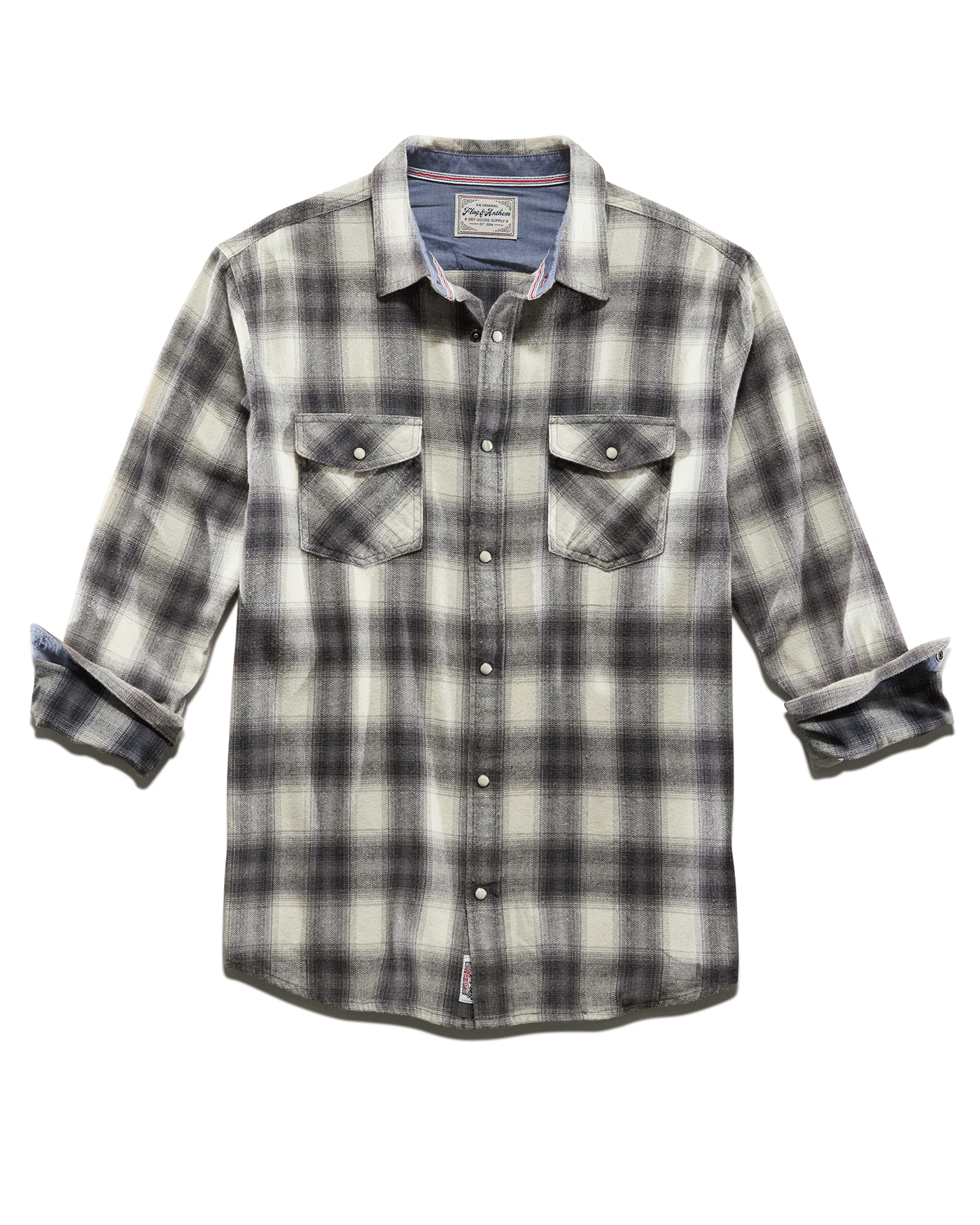 ALMA VINTAGE WASHED FLANNEL SHIRT 4 ALMA VINTAGE WASHED FLANNEL SHIRT - Image 4