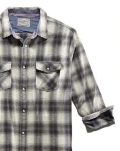 ALMA VINTAGE WASHED FLANNEL SHIRT 14 ALMA VINTAGE WASHED FLANNEL SHIRT -Cheap Shirts Store FA21WS046Vs ALMA LS VINTAGE WASH WESTERN FLANNEL SHIRT CREAM CHARCOAL 011