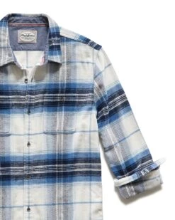DEMAREST FLANNEL SHIRT 12 DEMAREST FLANNEL SHIRT -Cheap Shirts Store FA21WS057 DEMAREST NVsYWHT 008