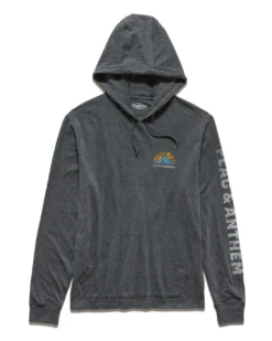 ROCKY MOUNTAINS SUNRISE HOODIE -Cheap Shirts Store FA22KT1601 CHARHEATHER 004