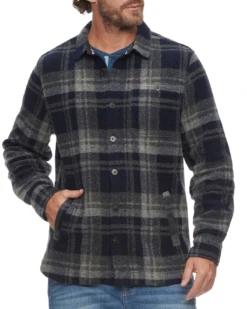 NEWBERG SHIRT JACKET 22 NEWBERG SHIRT JACKET -Cheap Shirts Store FA22OW844 NVYCRL 018