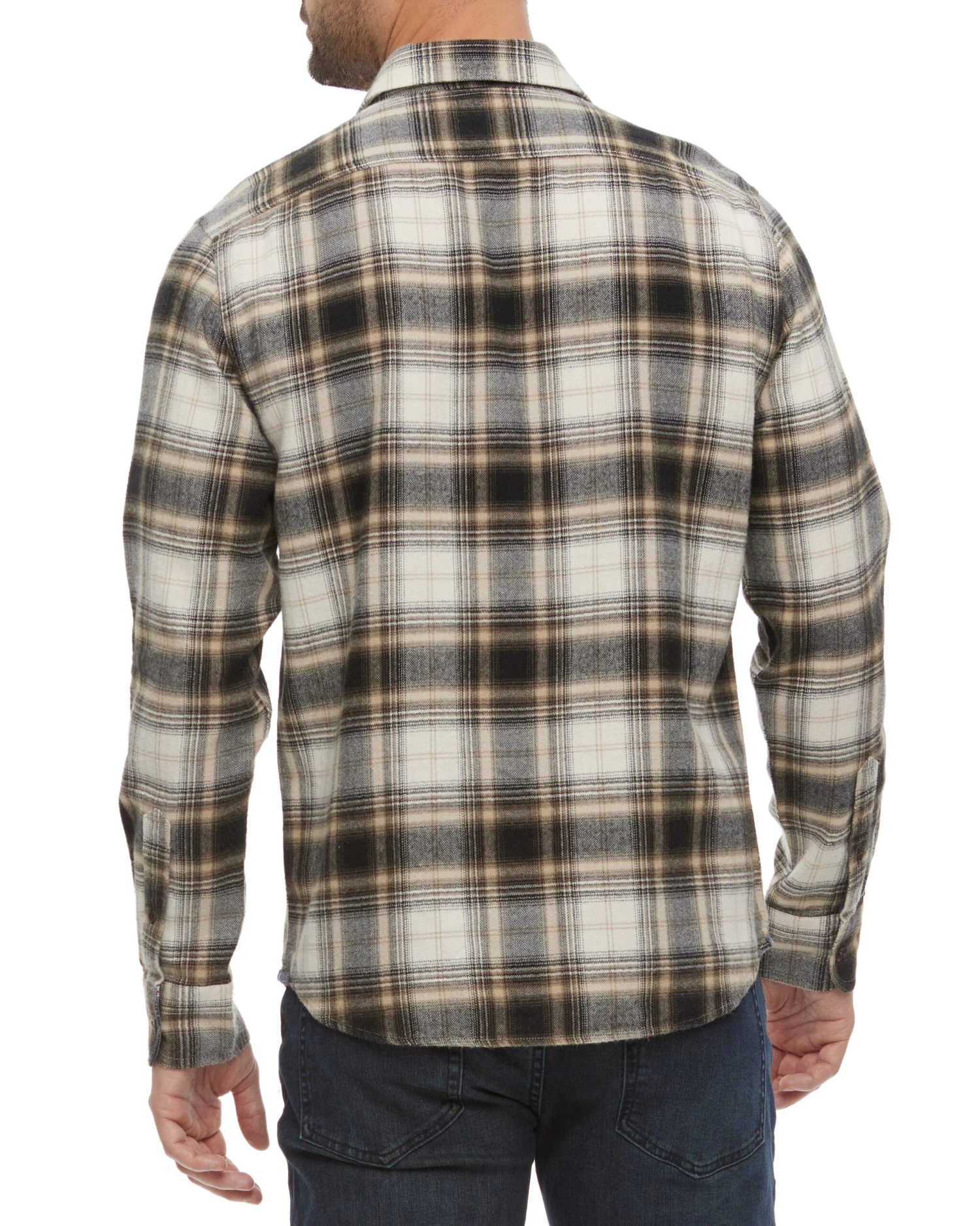 ESPARTO HERRINGBONE FLANNEL SHIRT 3 ESPARTO HERRINGBONE FLANNEL SHIRT - Image 3