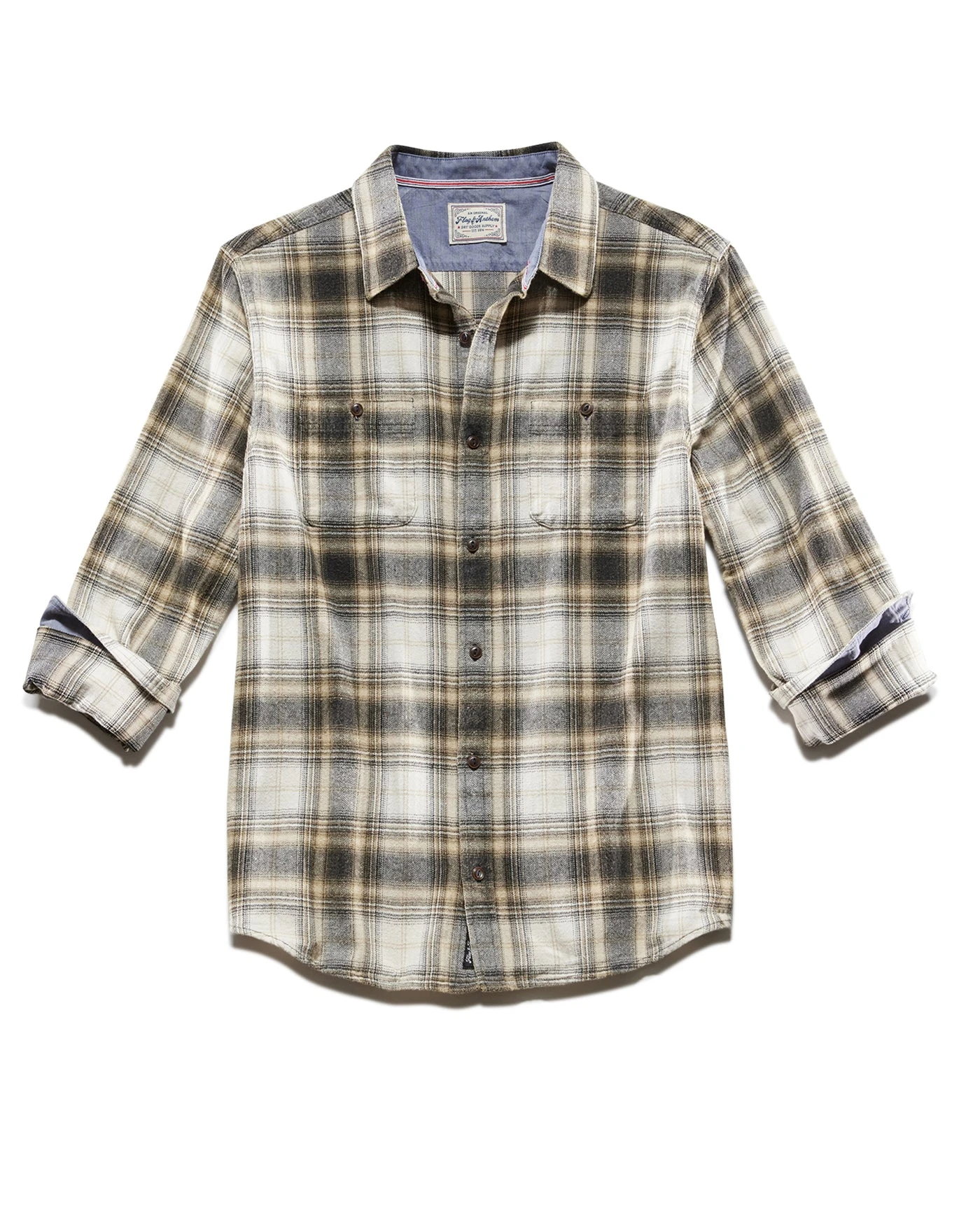 ESPARTO HERRINGBONE FLANNEL SHIRT 2 ESPARTO HERRINGBONE FLANNEL SHIRT - Image 2