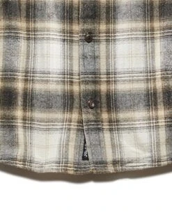 ESPARTO HERRINGBONE FLANNEL SHIRT 10 ESPARTO HERRINGBONE FLANNEL SHIRT -Cheap Shirts Store FA22WS1001 WHITE BLUE TsAN 007