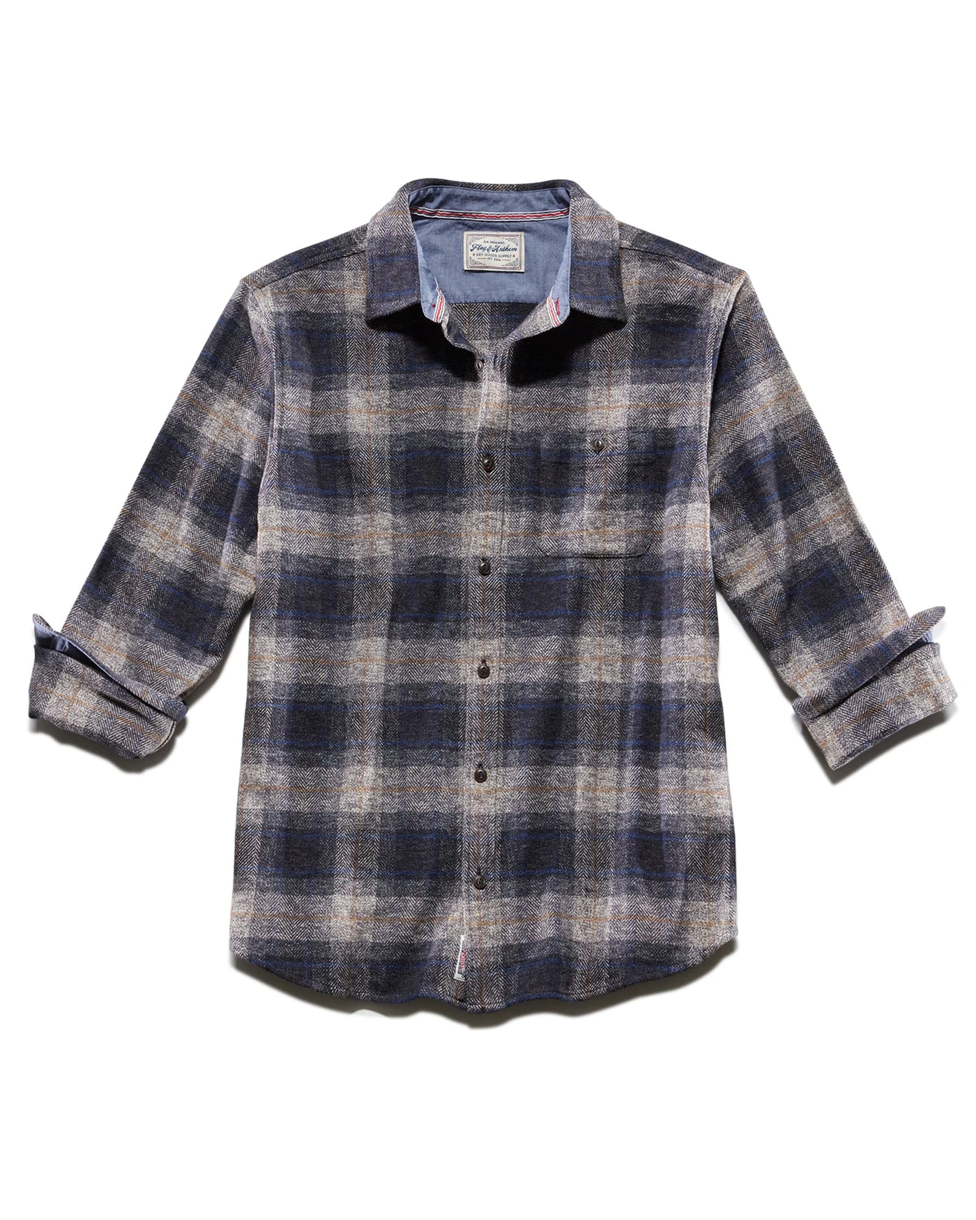 LINDEN HERRINGBONE FLANNEL SHIRT 3 LINDEN HERRINGBONE FLANNEL SHIRT - Image 3