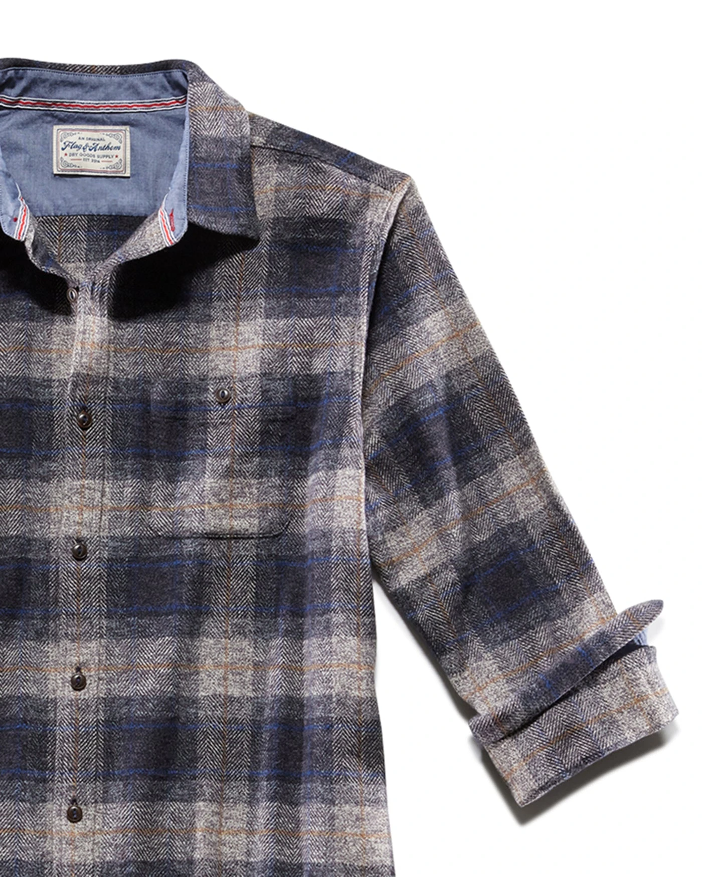 LINDEN HERRINGBONE FLANNEL SHIRT 4 LINDEN HERRINGBONE FLANNEL SHIRT - Image 4