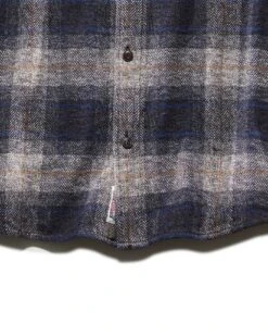 LINDEN HERRINGBONE FLANNEL SHIRT 9 LINDEN HERRINGBONE FLANNEL SHIRT -Cheap Shirts Store FA22WS213 LINDENd LS HERRINGBONE FLANNEL SHIRT NAVY GREY 007