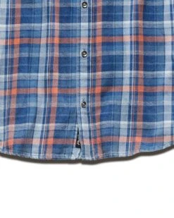 WOODWAY VINTAGE WASHED SHIRT 9 WOODWAY VINTAGE WASHED SHIRT -Cheap Shirts Store FA22WS834 WOODdWAY LS VINTAGE WASH SHIRT NAVY ORANGE BLUE 003