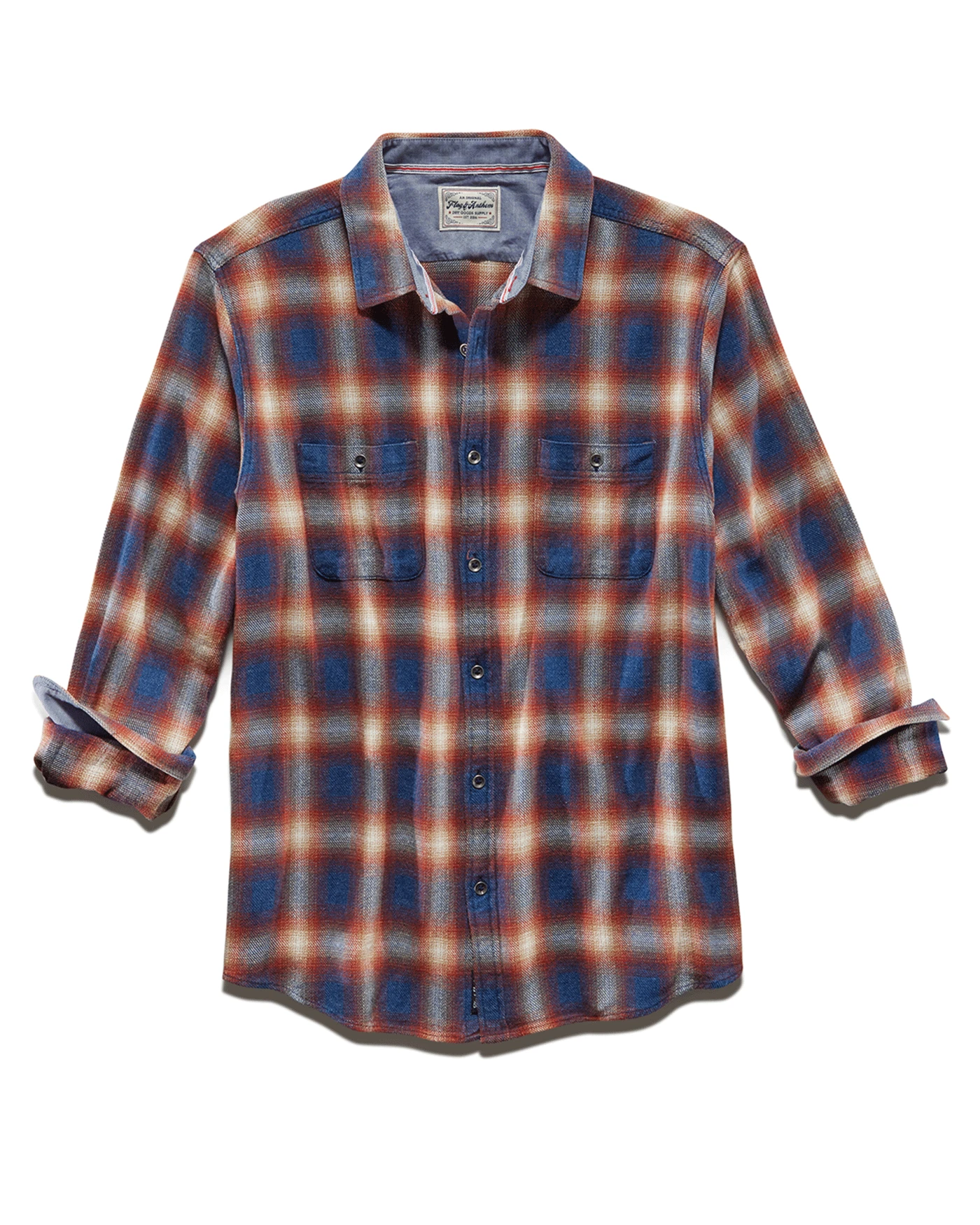 ALLENDALE VINTAGE WASHED FLANNEL SHIRT 3 ALLENDALE VINTAGE WASHED FLANNEL SHIRT - Image 3