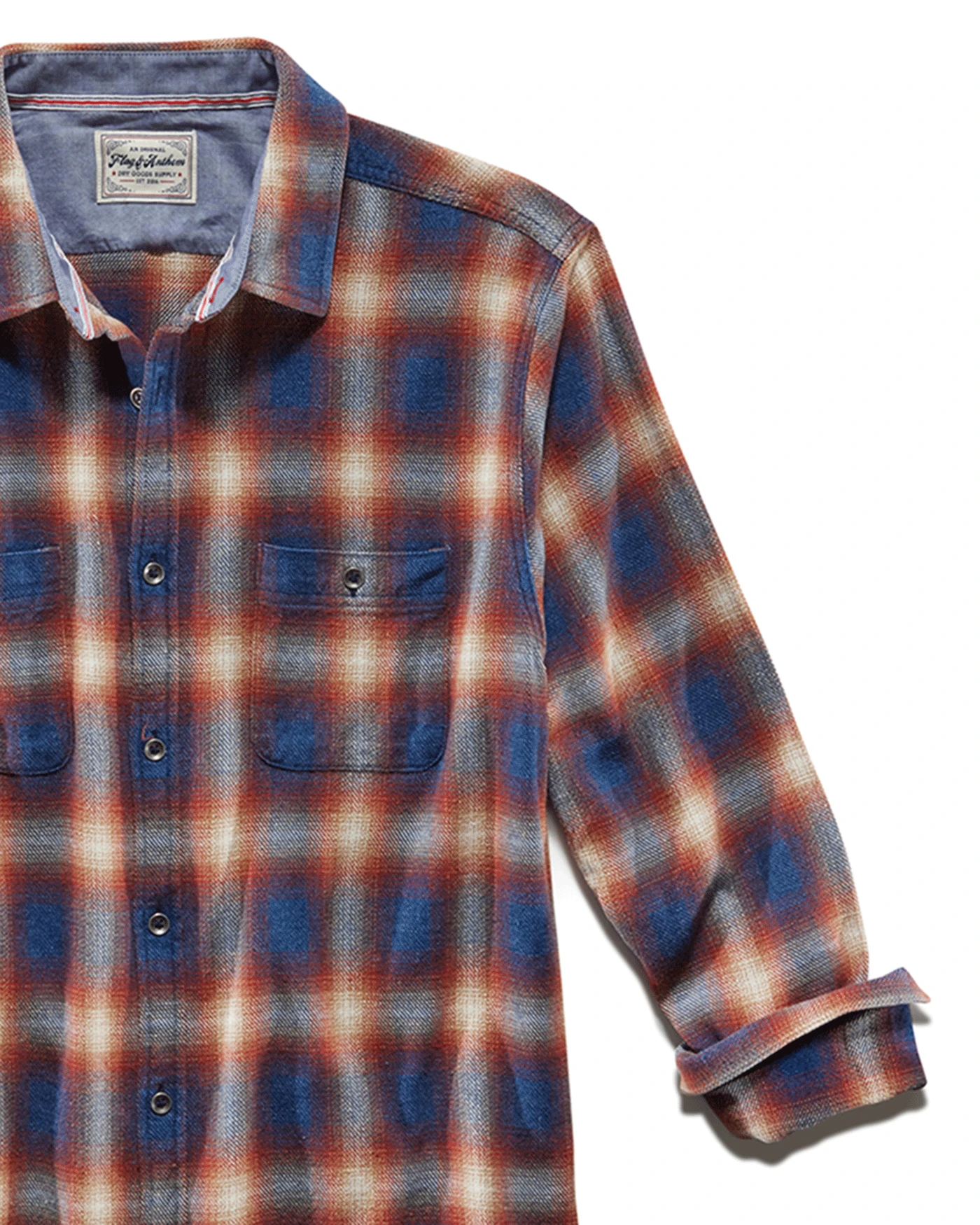 ALLENDALE VINTAGE WASHED FLANNEL SHIRT 5 ALLENDALE VINTAGE WASHED FLANNEL SHIRT - Image 5
