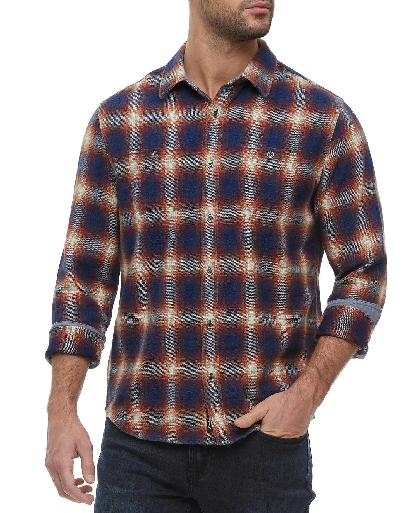 ALLENDALE VINTAGE WASHED FLANNEL SHIRT 2 ALLENDALE VINTAGE WASHED FLANNEL SHIRT - Image 2